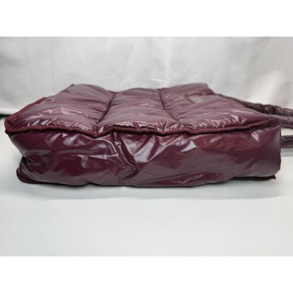 Marc Jacobs Perfect Tote Bag Burgundy Puffer Quilted Nylon Shoulder - Picture 6 of 12